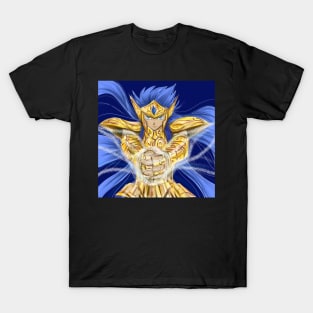 camus the aquarius cloth saint in saint seiya anime ecopop golden art T-Shirt